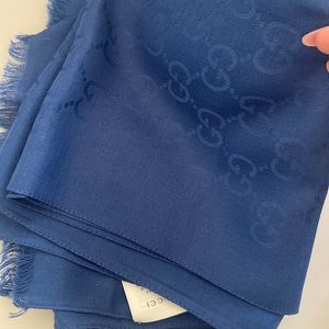 Blue Gucci Scarf
